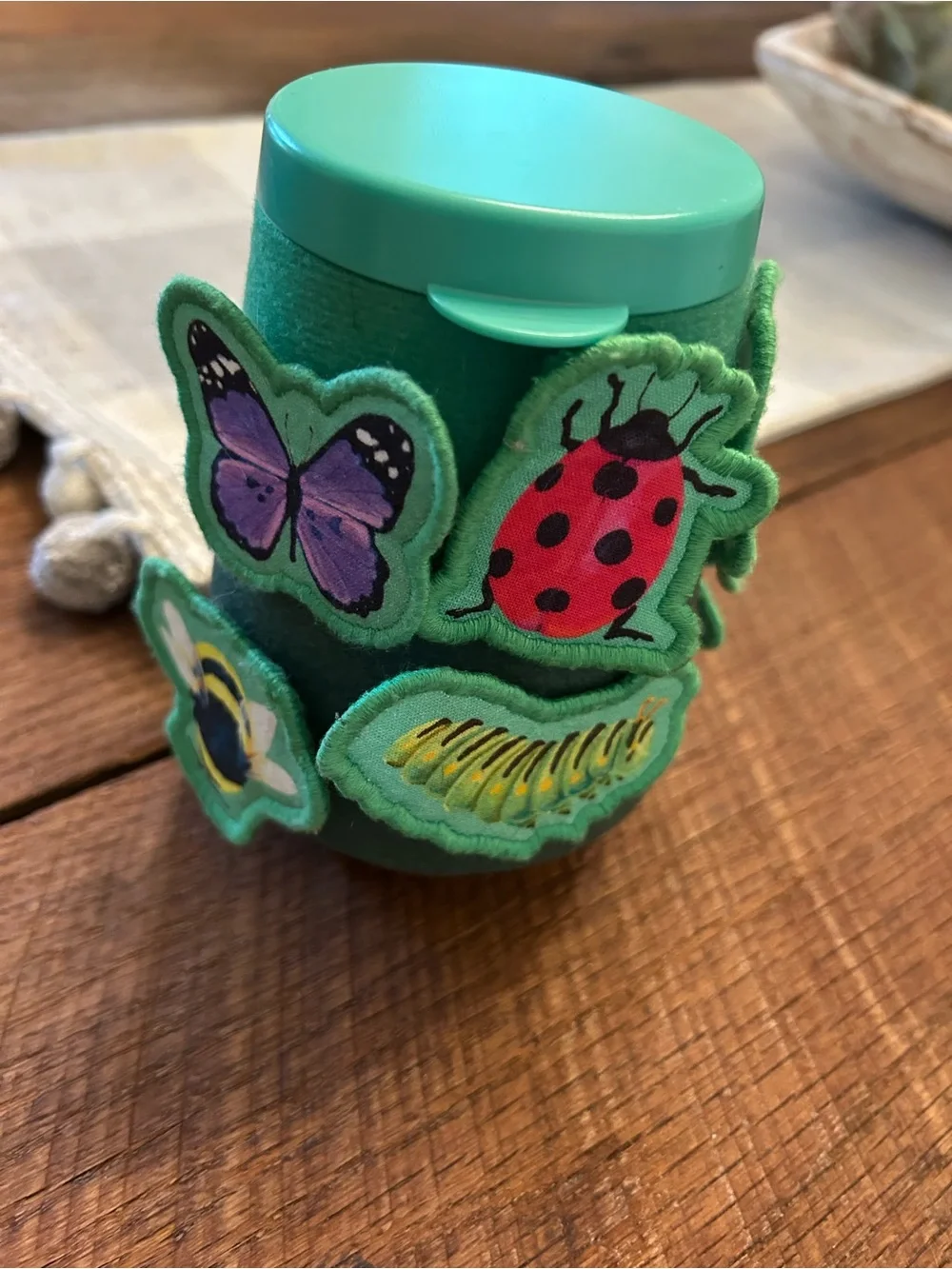 Lovevery Fuzzy Bug Shrub from Pioneer Play Kit Montessori Toy
